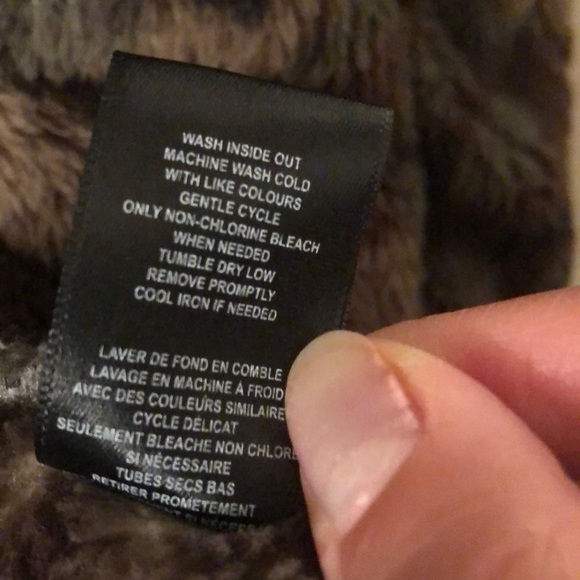 Design Lab Woobie Teddy Fleece Cardigan - Picture 5 of 9